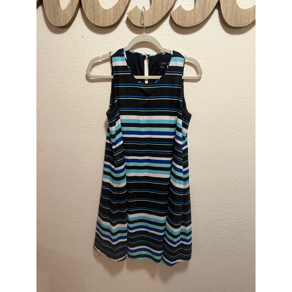Tommy Hilfiger Black & Blue Size 8